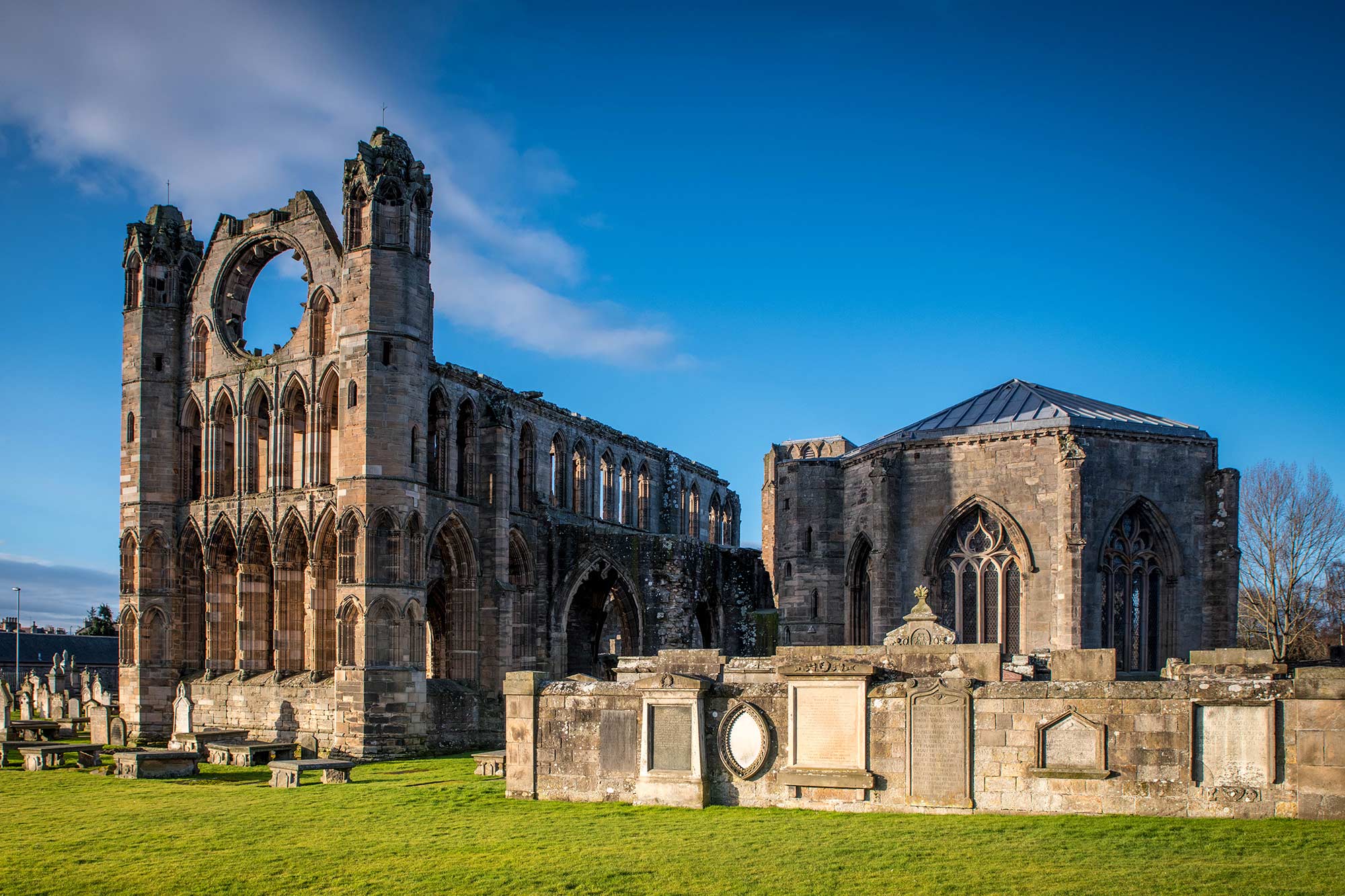 Elgin, les ruines somptueuses de la cathédrale