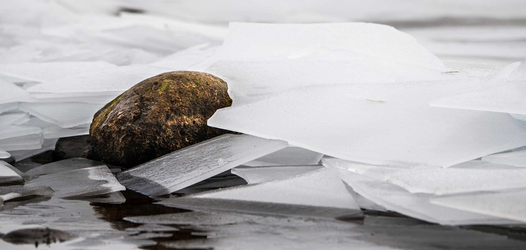 Les glaçons du Loch Morlich