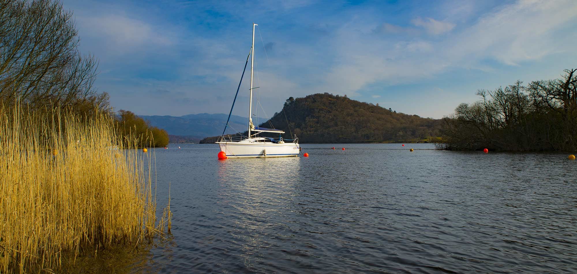 Lever la voile sur le Loch Lomond