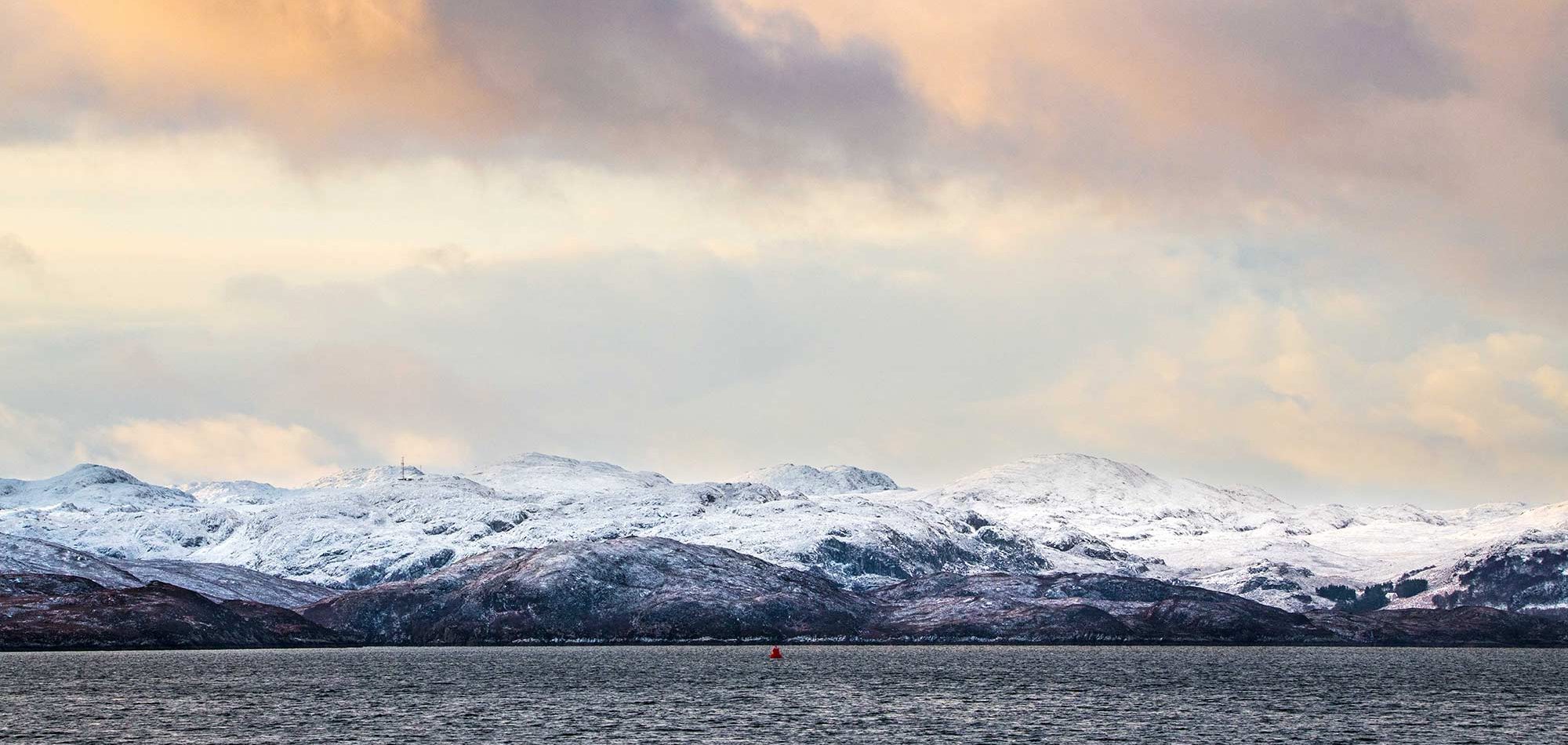 Lever de soleil sur le Loch Ewe