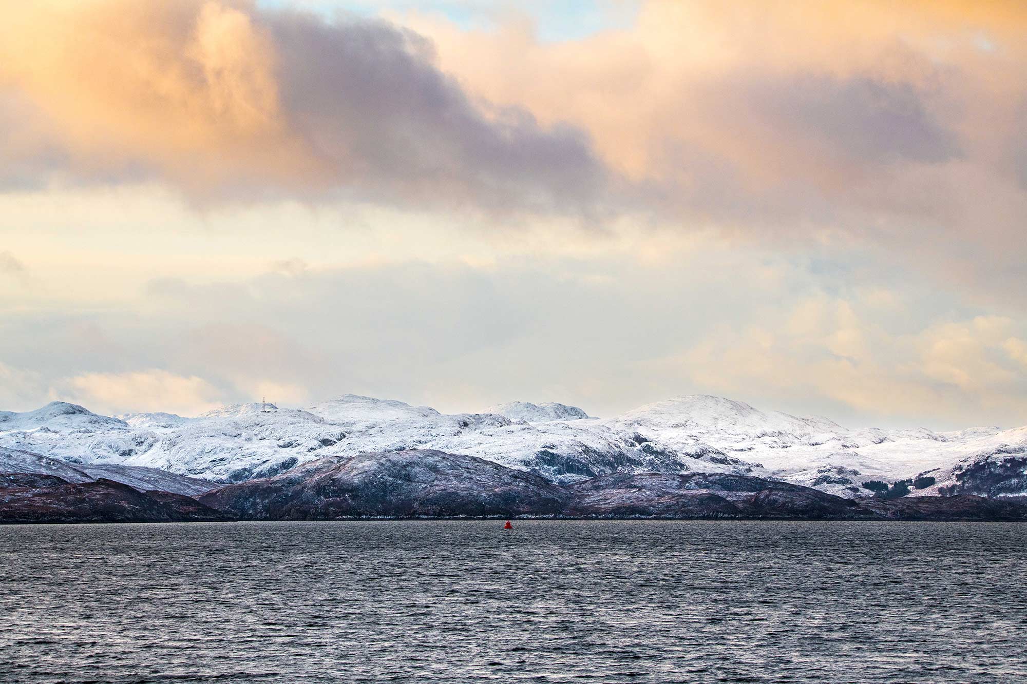 Lever de soleil sur le Loch Ewe