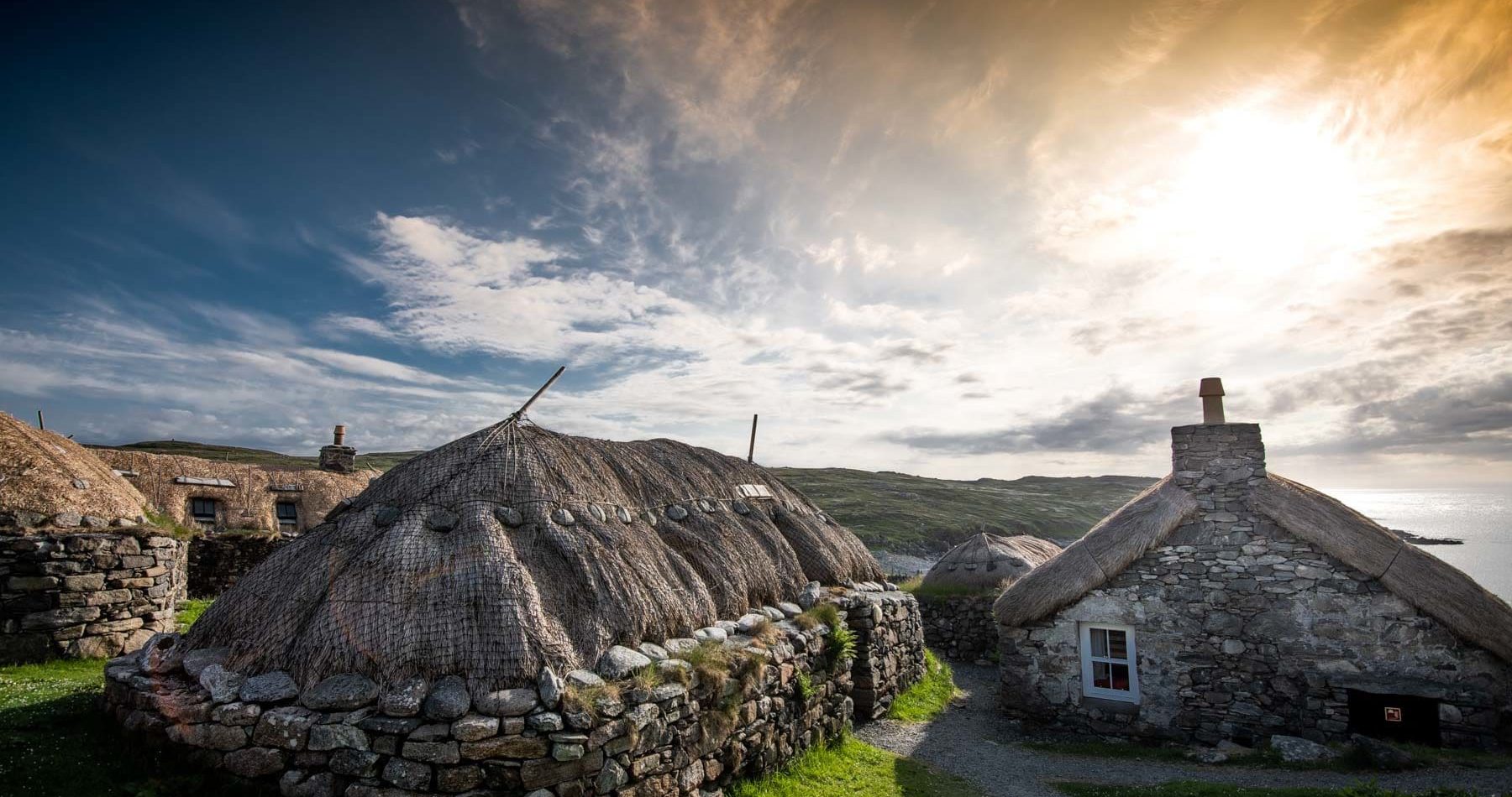 Les « black houses » des paysans de Lewis