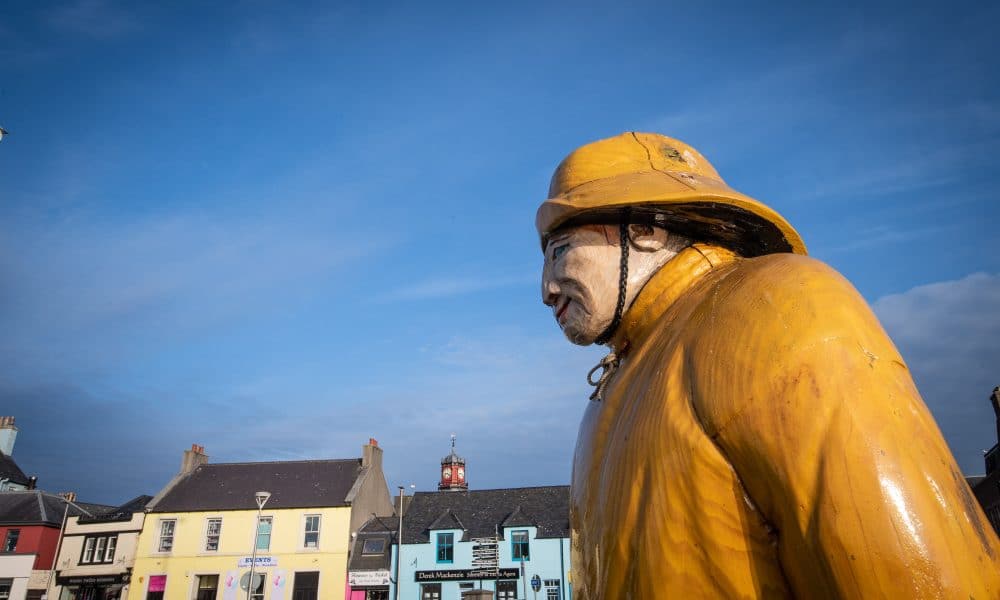 Le pêcheur de Stornoway Écosse