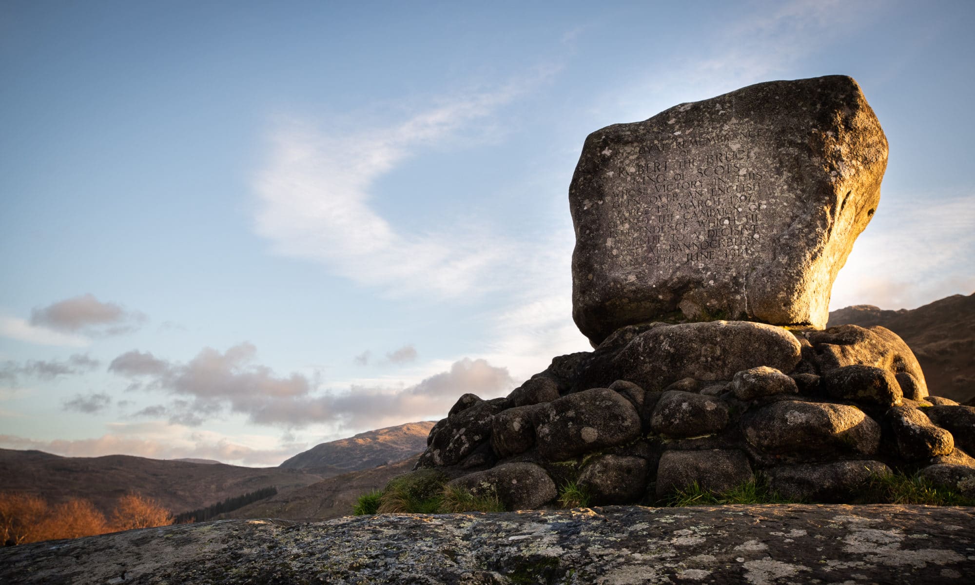 La pierre de Robert the Bruce