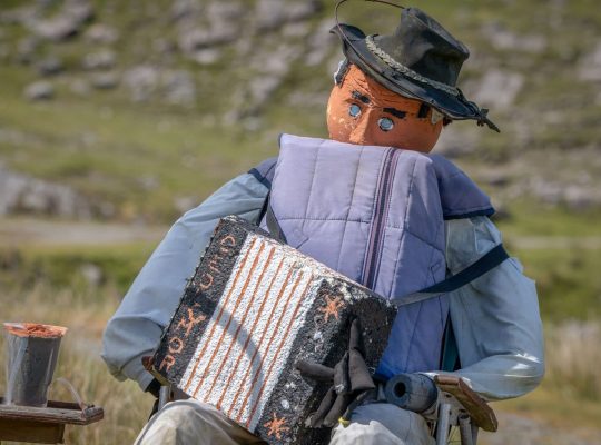 Un drôle de musicien sur les routes de Lewis