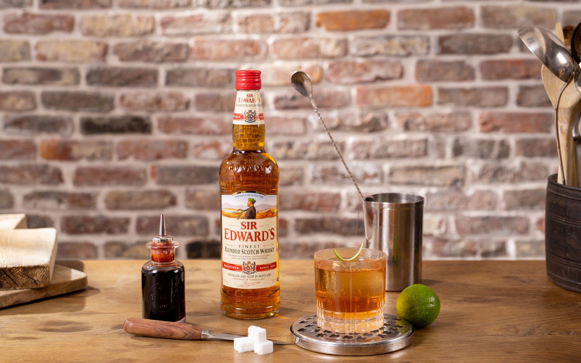 Old fashioned cocktail