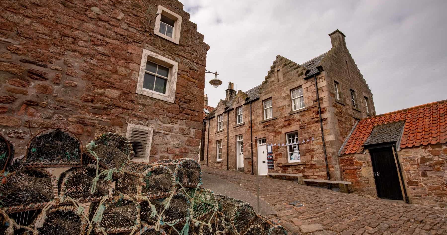 Un homard sur le port de Crail