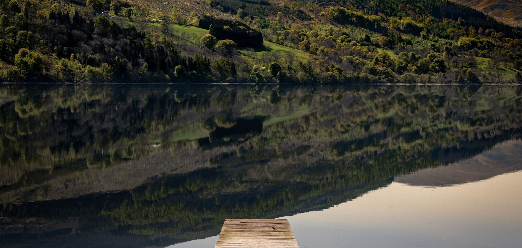 Loch Tay, un vrai miroir