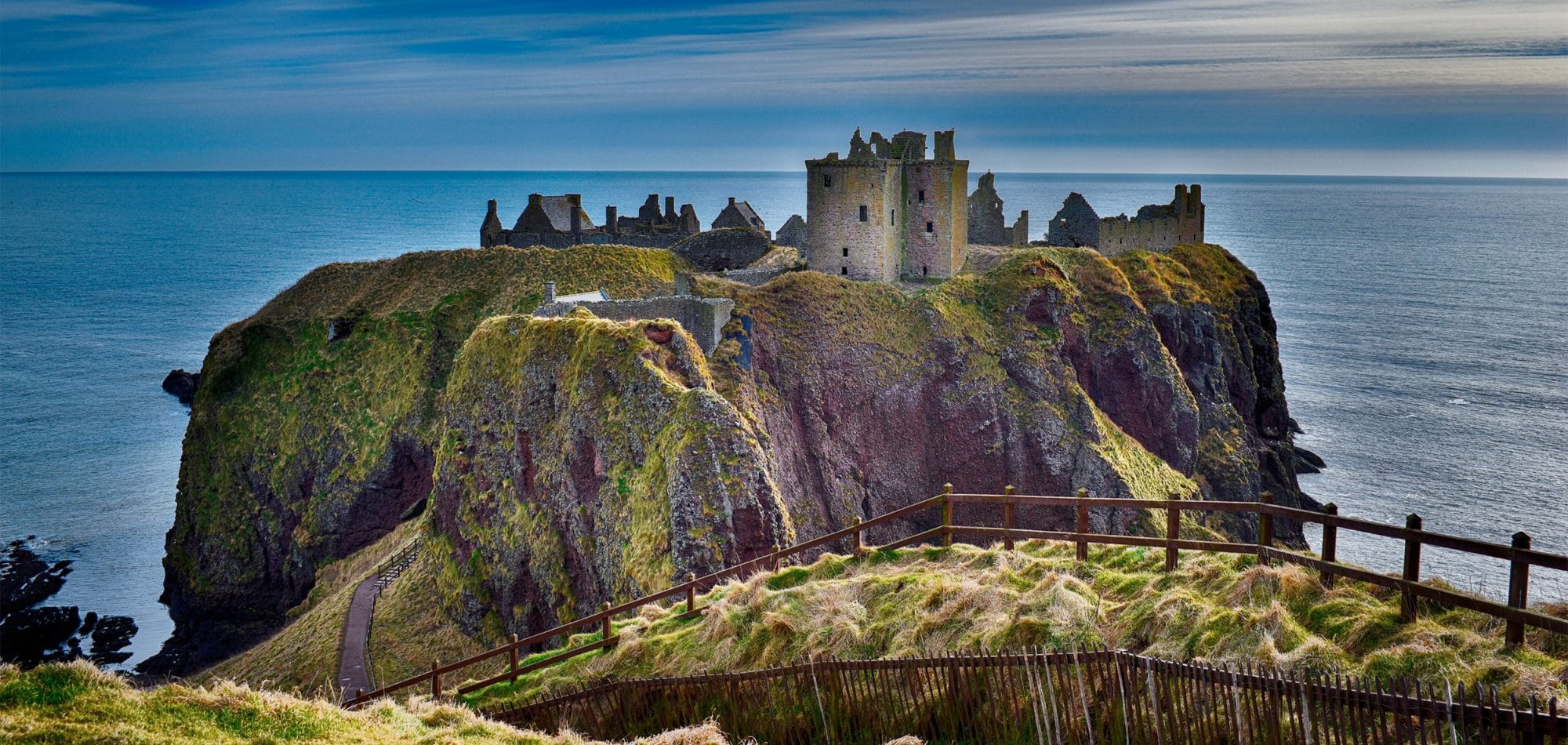 Dans les méandres de Dunnottar Castle