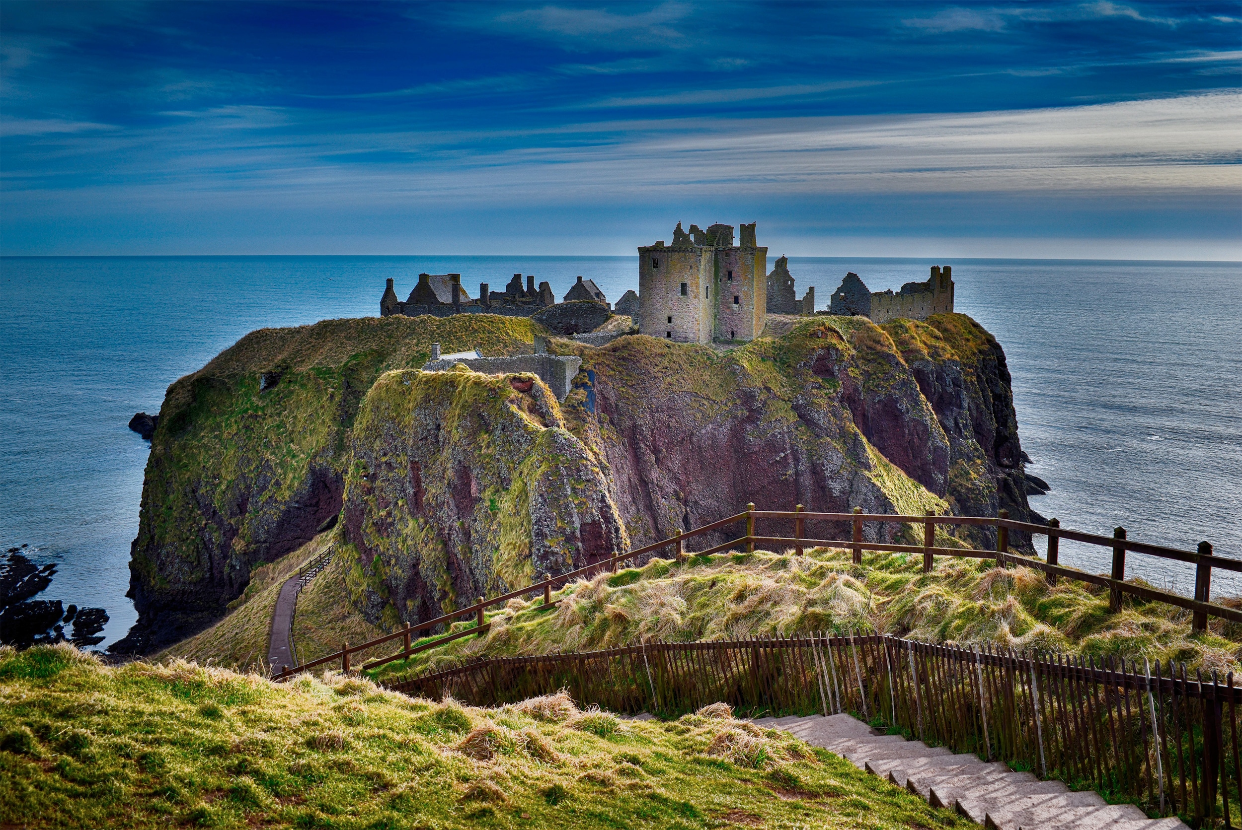 Dans les méandres de Dunnottar Castle