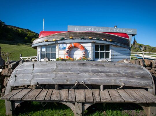 An ice cream at Calgary Bay