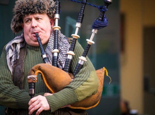 The bagpipe, a question of breath
