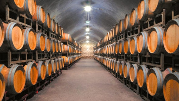 With malt finished in Scottish beer barrels