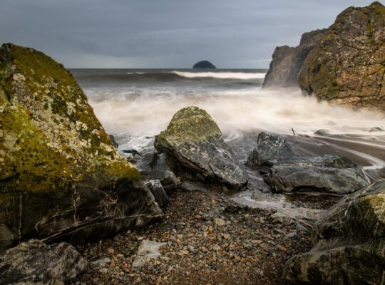 The island of the curling stone